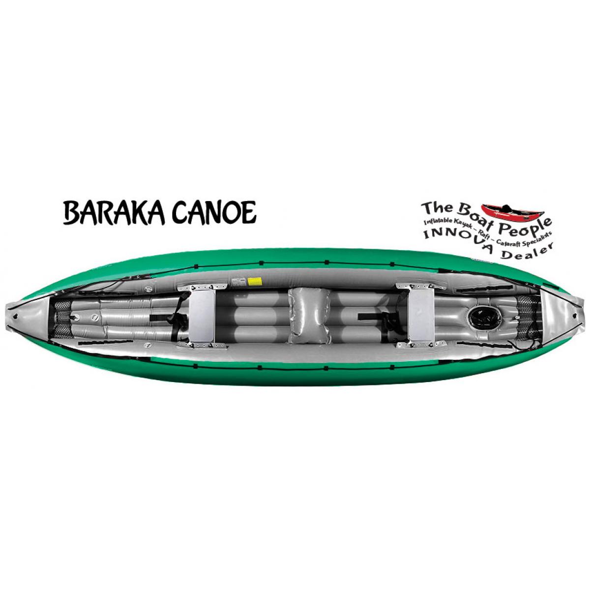 Innova Baraka Inflatable Canoe Self Bailing top